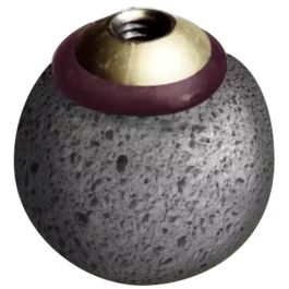 Certified spherical gas diffuser stone